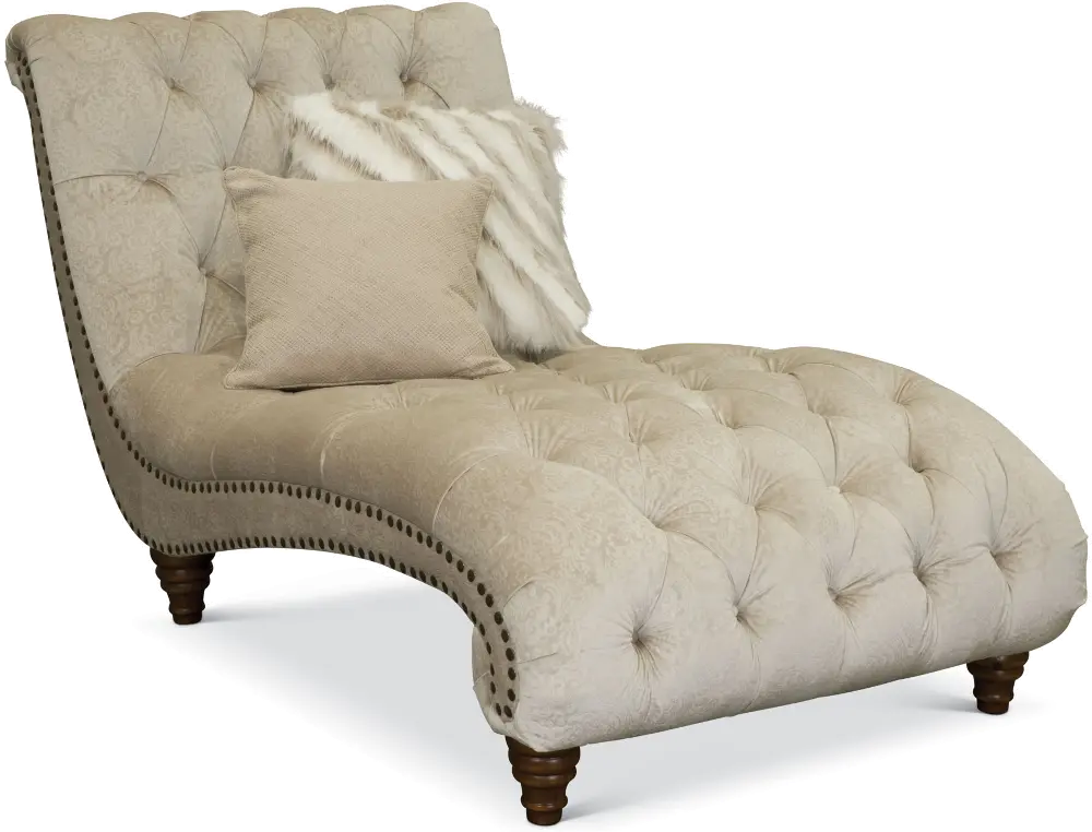 Traditional Golden Sand Chaise - Lorraine-1