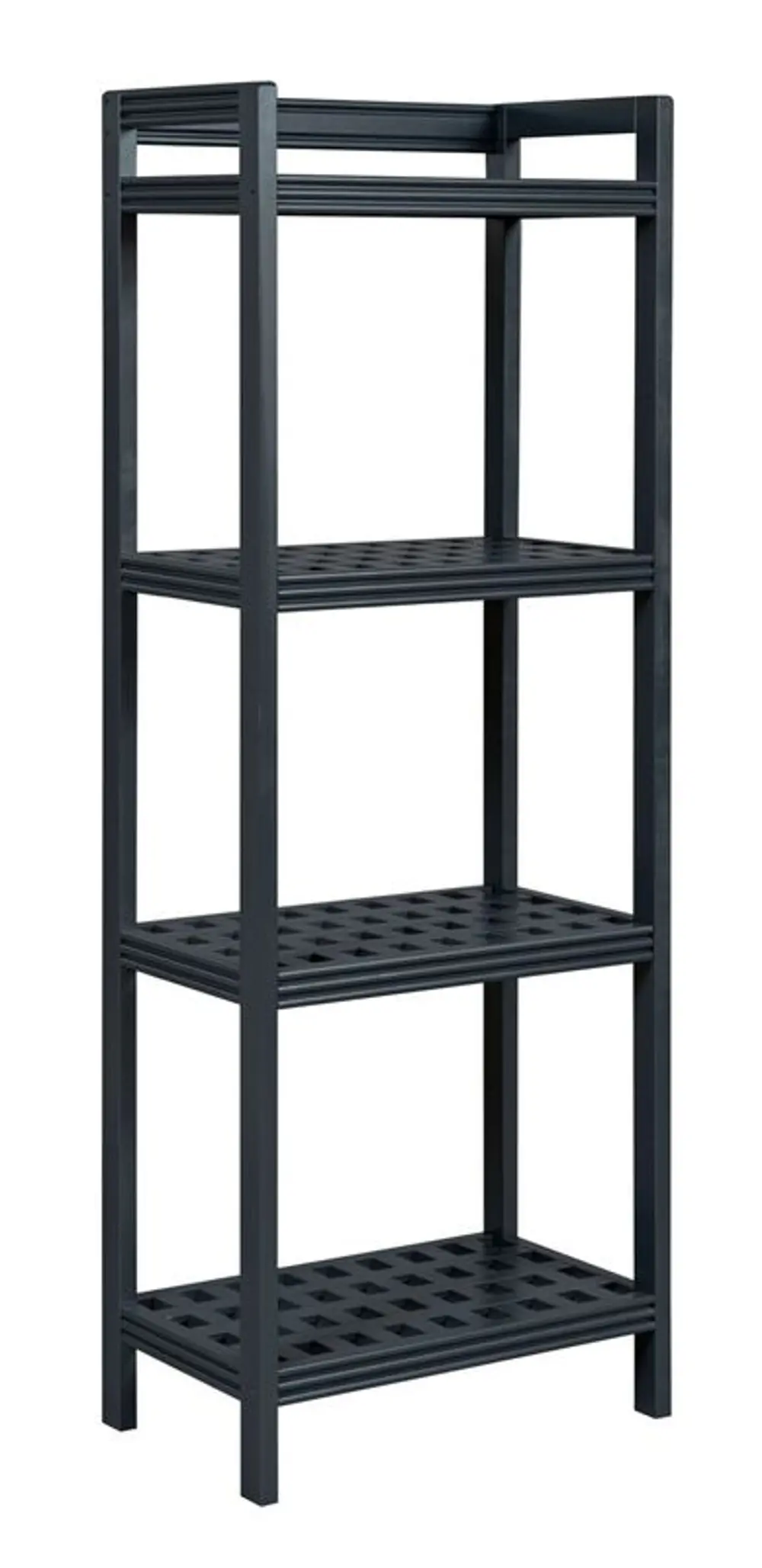 Graphite Gray Tall Bookcase/Media Tower - Beaumont-1