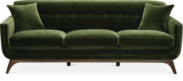 Sofas Furniture Rc Willey Mid Century Modern Olive Green Sofa Falkirk