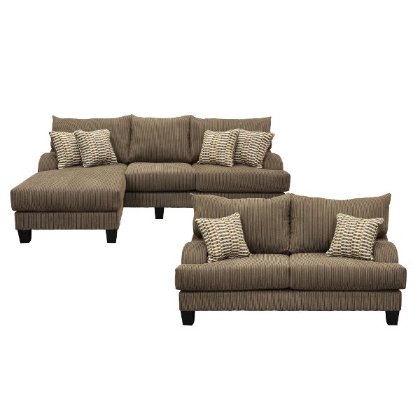 Furniture Living Room Bedroom Dining Decor Rc Willey Dark Gray 2 Piece Living Room Set With Sofa Chaise Laa