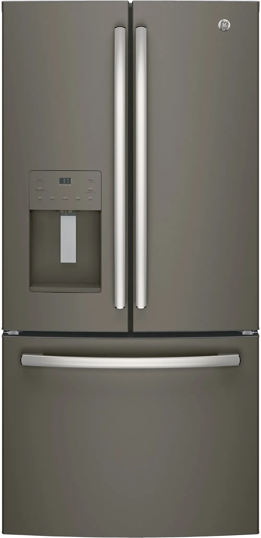 GYE18JMLES GE Counter-Depth French-Door Refrigerator - 33 Inch Slate-1