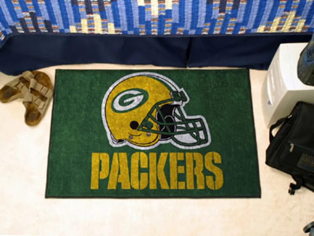 5757 2 x 3 X-Small Green Bay Packers Starter Rug-1