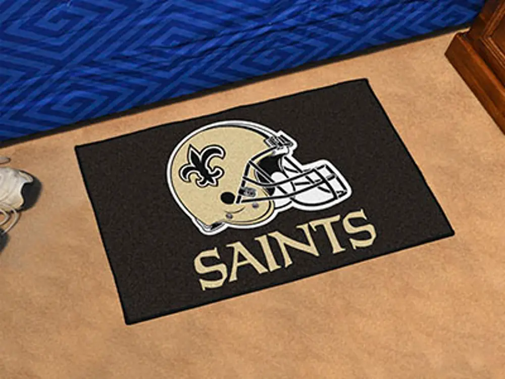 5772 2 x 3 X-Small New Orleans Saints Starter Rug-1