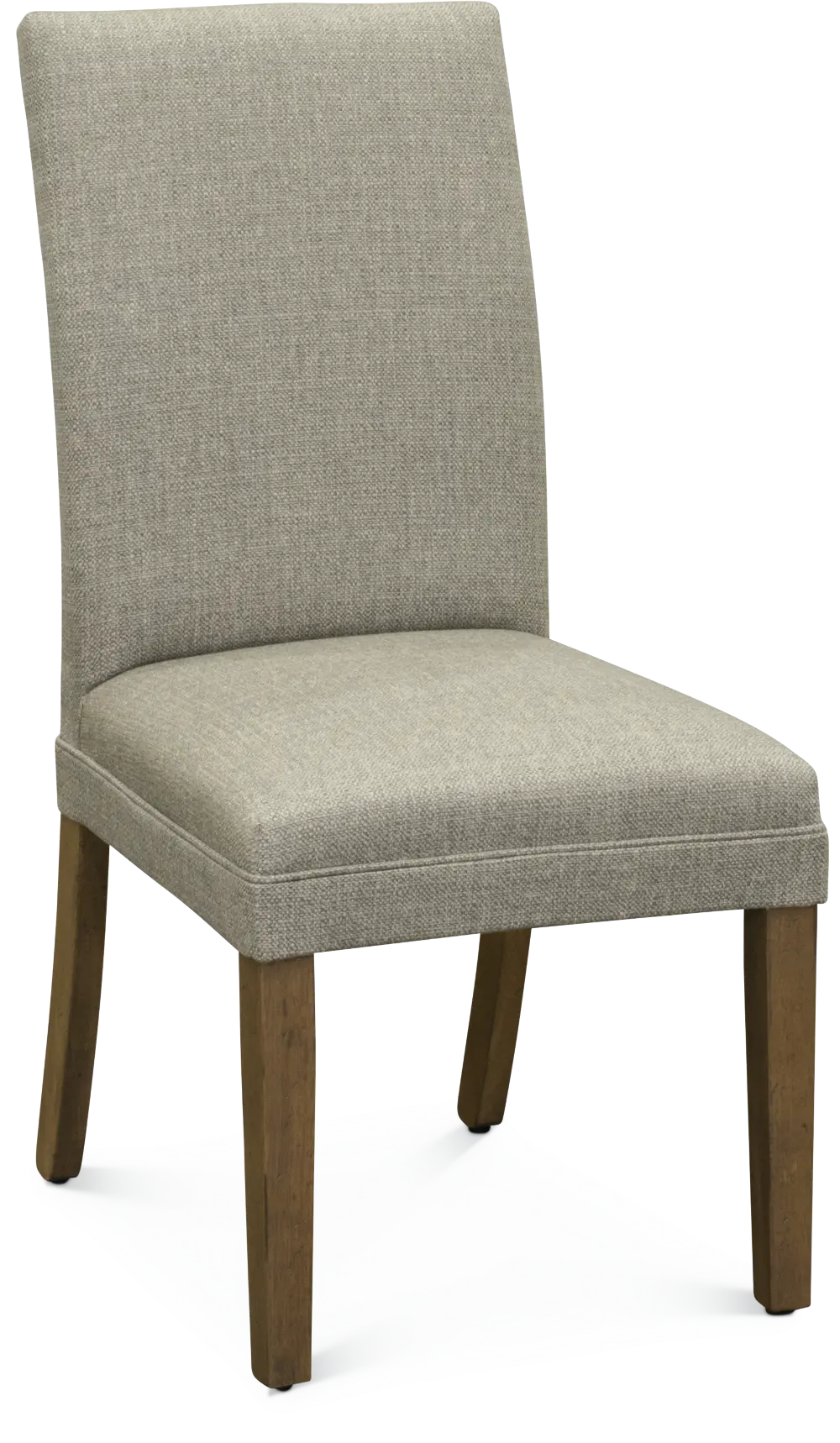Pale Gray Parsons Upholstered Dining Chair-1