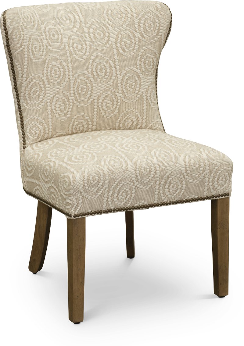 Tan Parsons Wing Upholstered Dining Chair Rc Willey Furniture Tan Parsons Wing Upholstered Dining Chair
