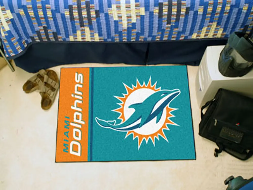 8232 2 x 3 X-Small Miami Dolphins Starter Rug-1