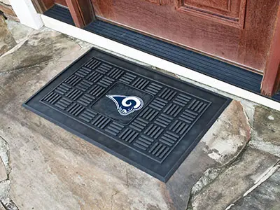 2 x 3 X-Small Los Angeles Rams Medallion Door Mat