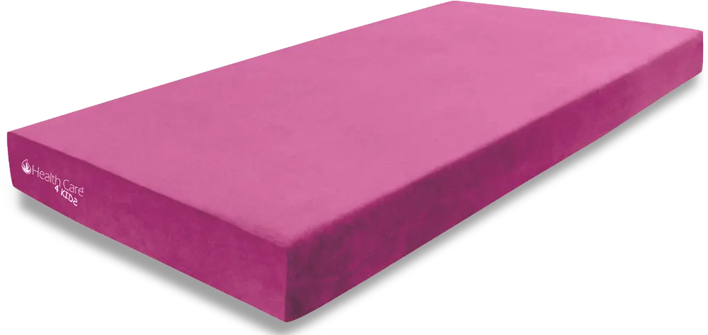 AF-HCKP-070TW Health Care 4 Kids Pink Memory Foam Twin Mattress and Pillow-1