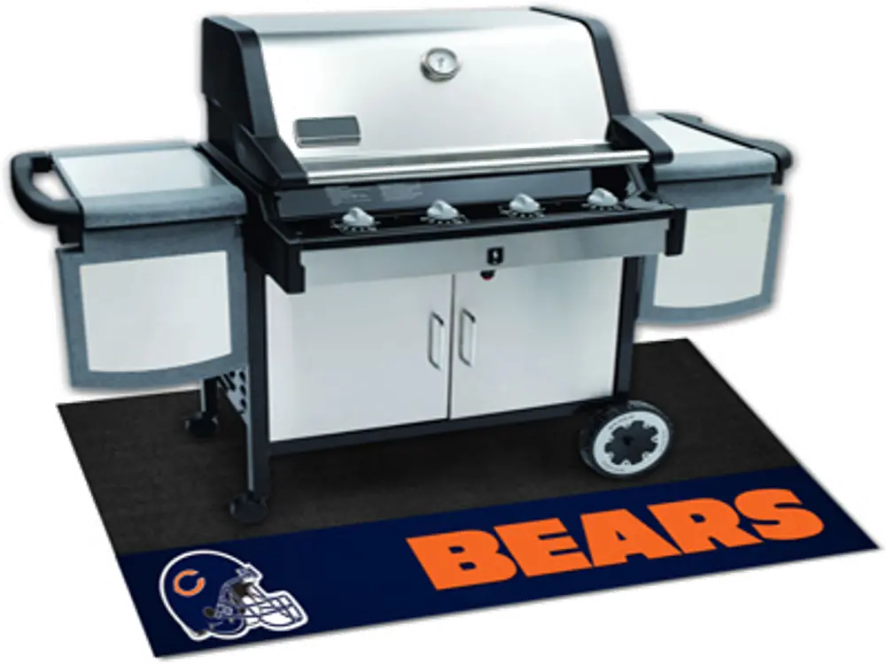 12179 2 x 4 X-Small Chicago Bears Grill Mat-1
