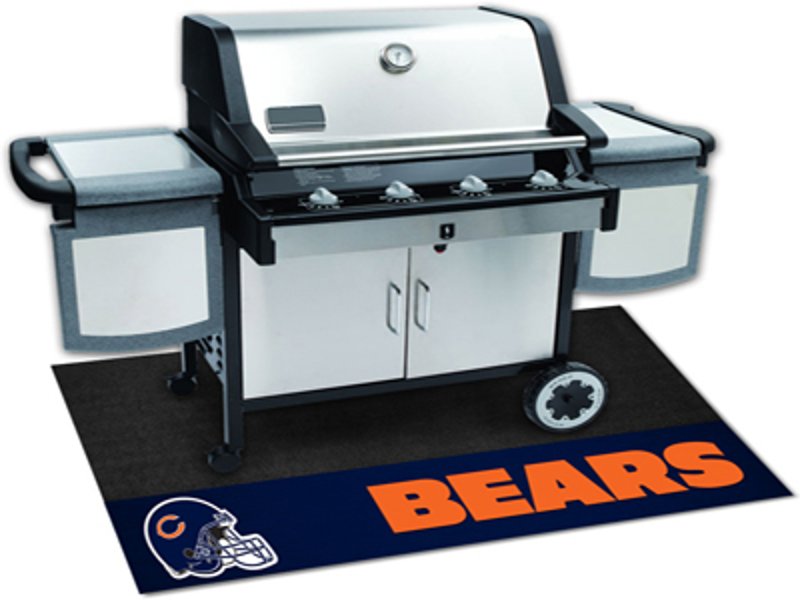 2 X 4 X Small Chicago Bears Grill Mat Rc Willey Furniture Store