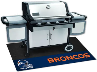 2 x 4 X-Small Denver Broncos Grill Mat