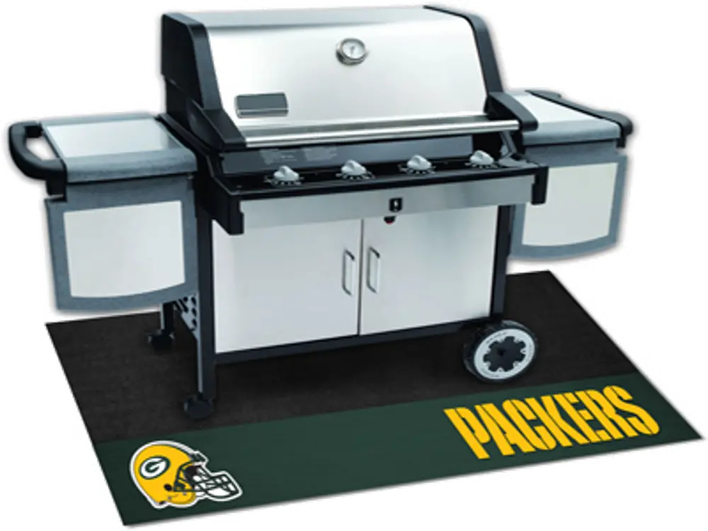 12185 2 x 4 X-Small Green Bay Packers Grill Mat-1