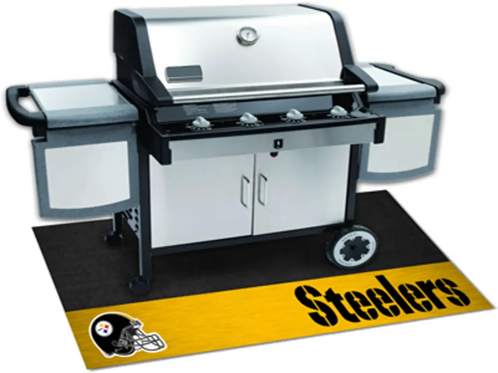 12198 2 x 4 X-Small Pittsburgh Steelers Grill Mat-1