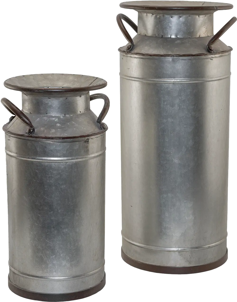 15 Inch Tall Metal Canister with Handles-1