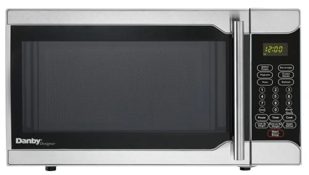 DMW07A2SSDD Danby Compact Microwave - 0.7 cu. ft. Stainless Steel-1
