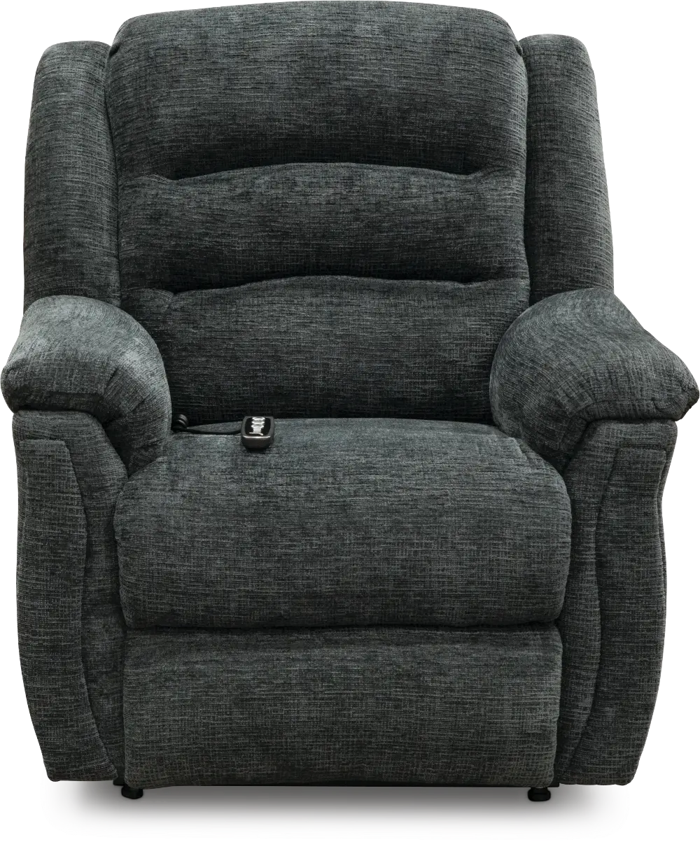Charcoal Gray Reclining Power Lift Chair - Max-1