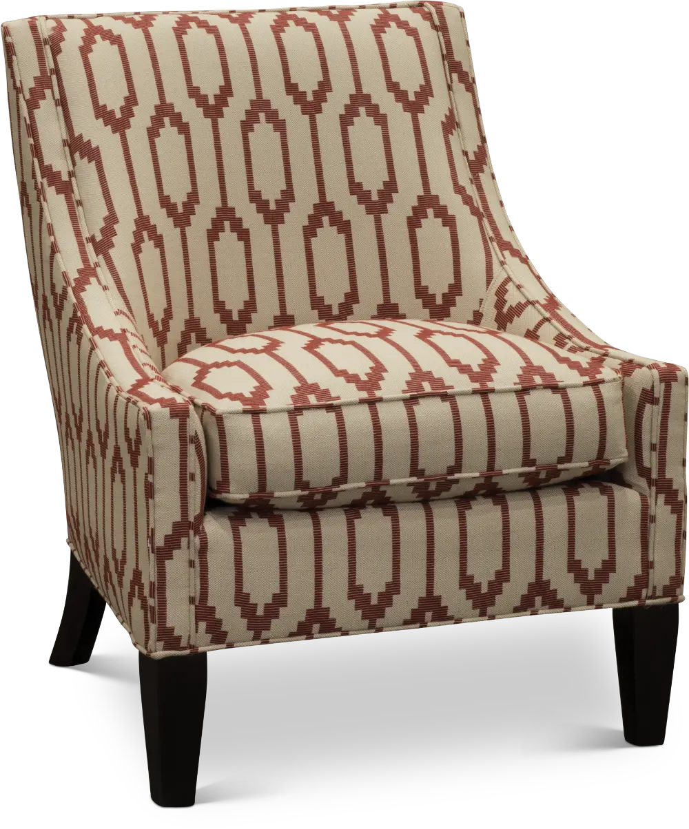 Contemporary Rust and Tan Accent Chair - Chimayo-1