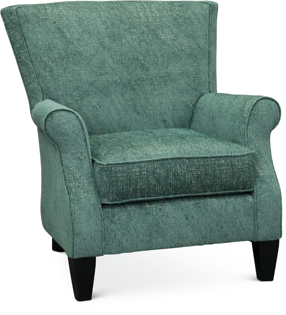 Classic Blue-Green Accent Chair - Loom-1