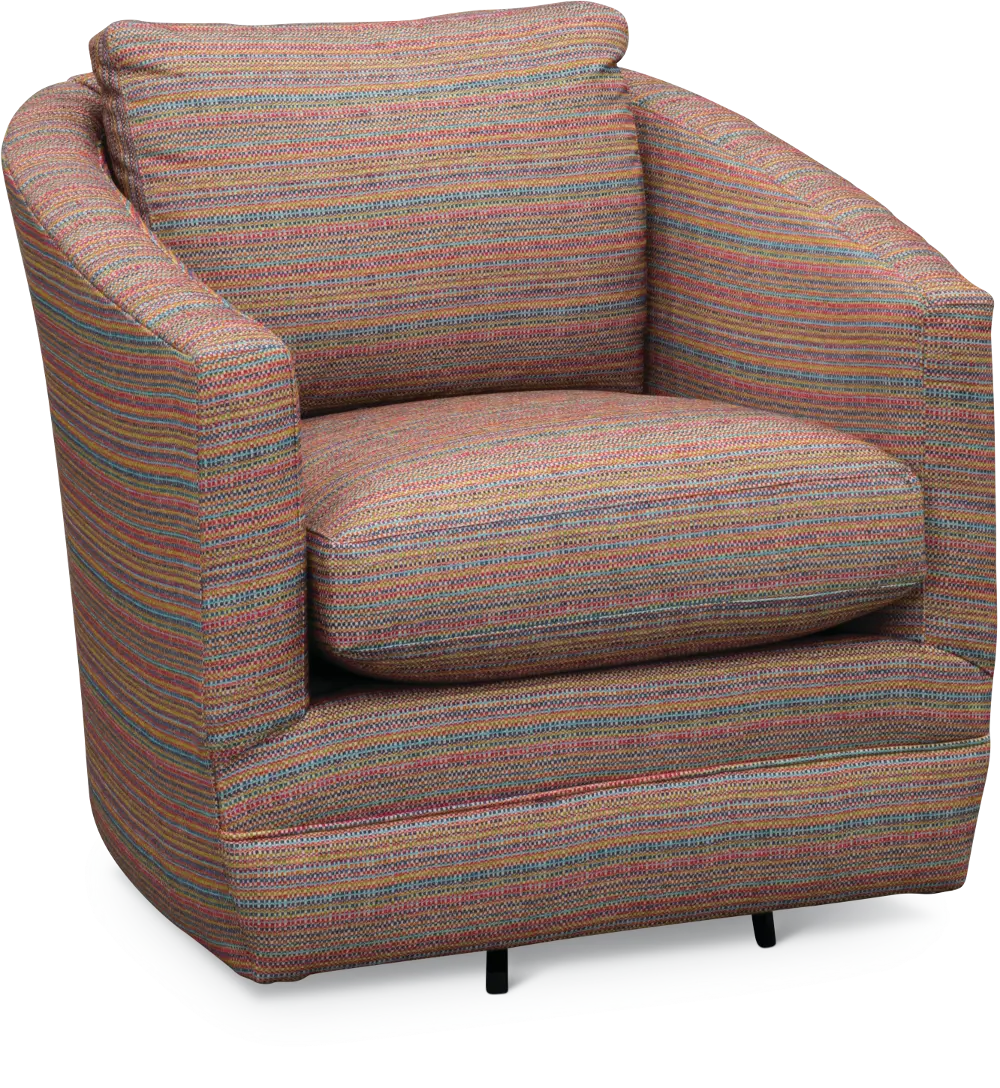 Transitional Multi-Color Swivel Accent Chair - Origin-1