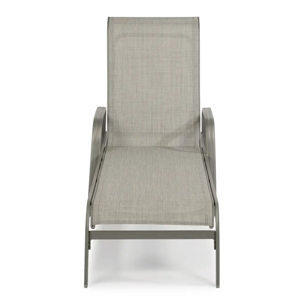 5702-83 Gray Contemporary Outdoor Patio Chaise Lounge Chair - Daytona-1