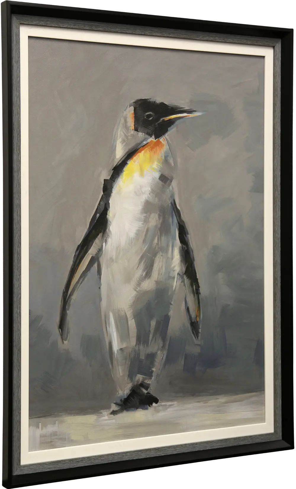 Penguin Textured Framed Wall Art Print-1