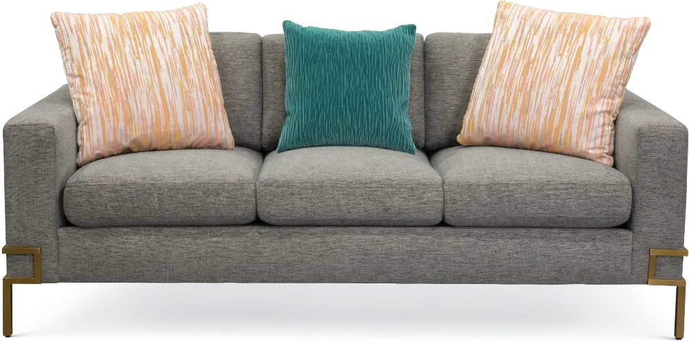 Contemporary Modern Gray Sofa - Quentin-1