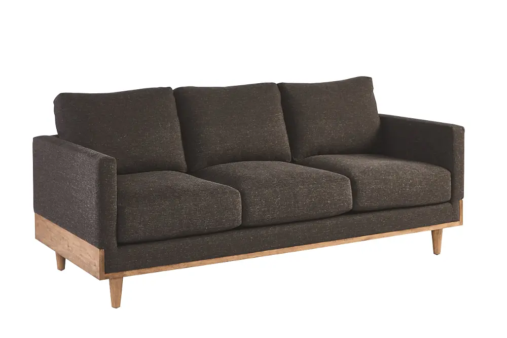 Magnolia Home Furniture Modern Charcoal Sofa - Circa-1