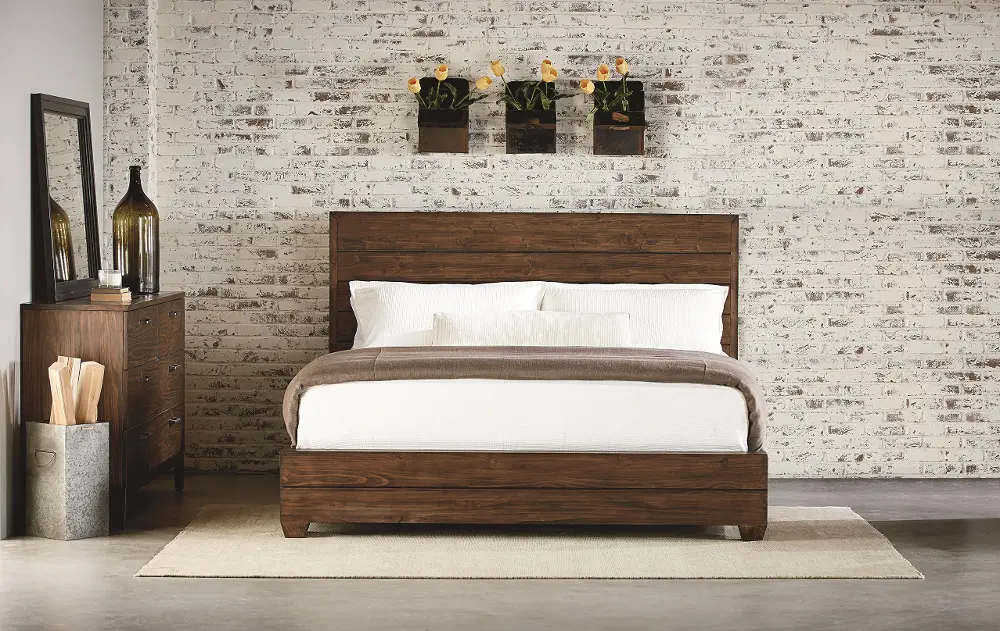 Magnolia Home Furniture Brown Queen Bed - Framework-1