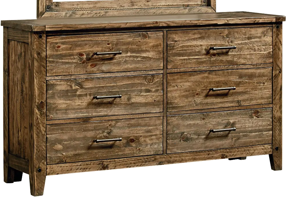 Rustic Casual Pine Youth Dresser - Nelson-1