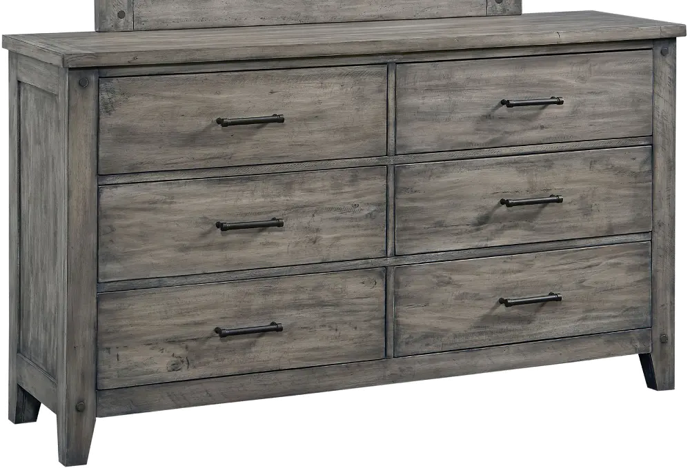 Rustic Casual Gray Youth Dresser - Nelson-1