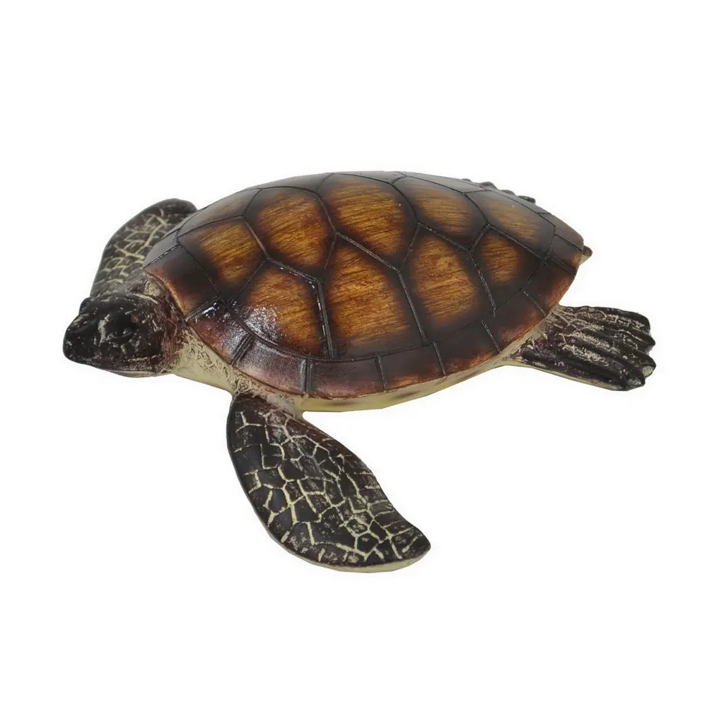 Brown Resin Tortoise Figurine-1