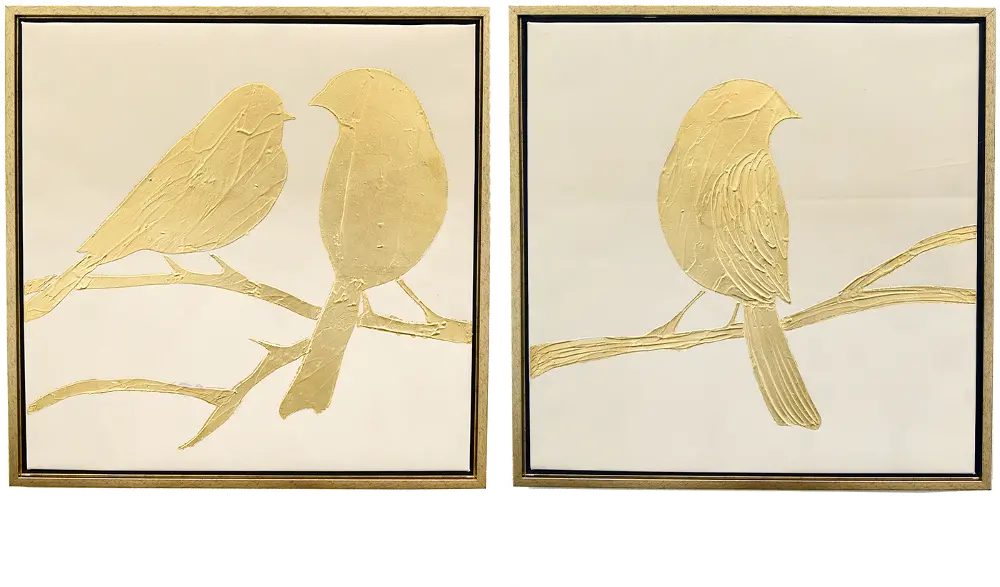 Assorted Bird Painting Framed Wall Art-1