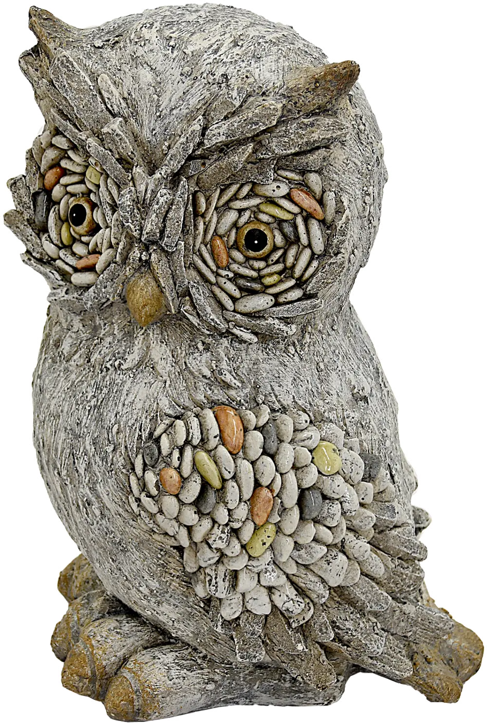 Resin Owl Garden Figurine-1