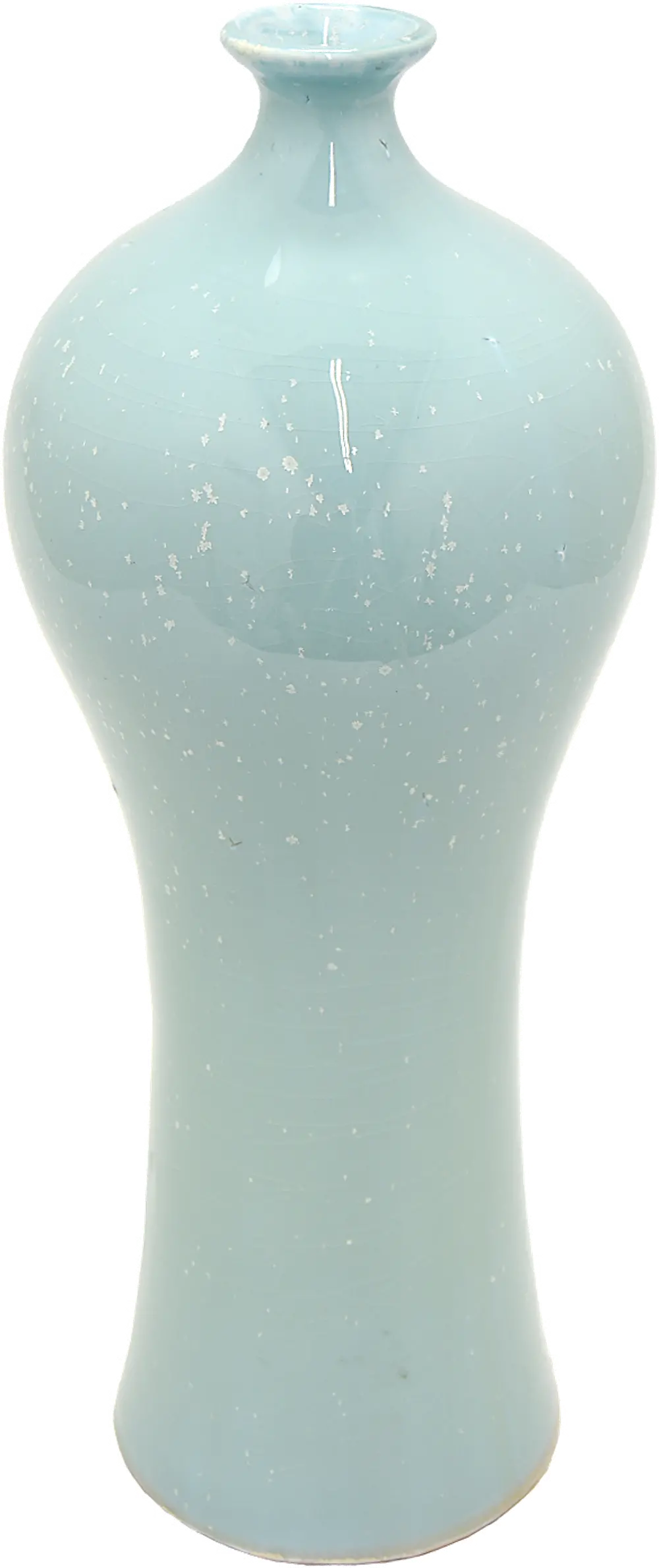 17 Inch Green Ceramic Vase-1