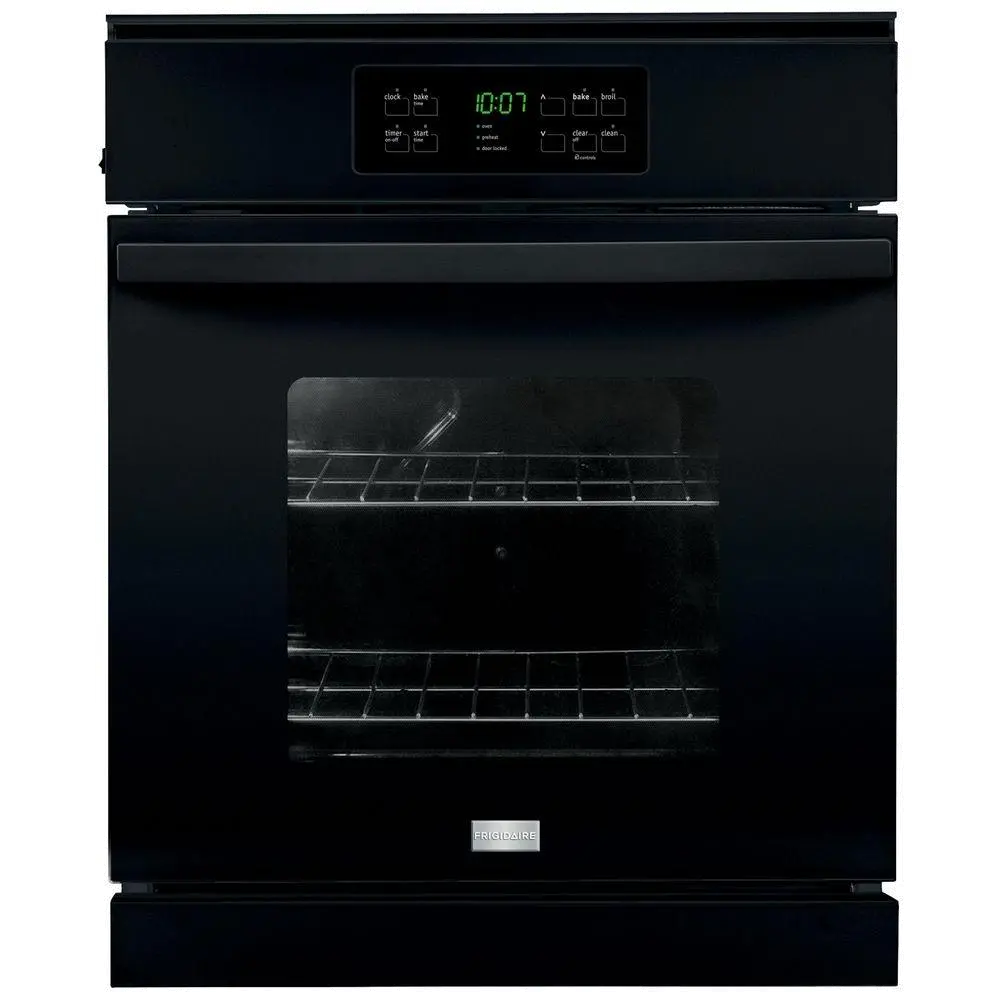 FFEW2425QB Frigidaire 24 Inch Single Wall Oven - 3.3 cu. ft. Black-1