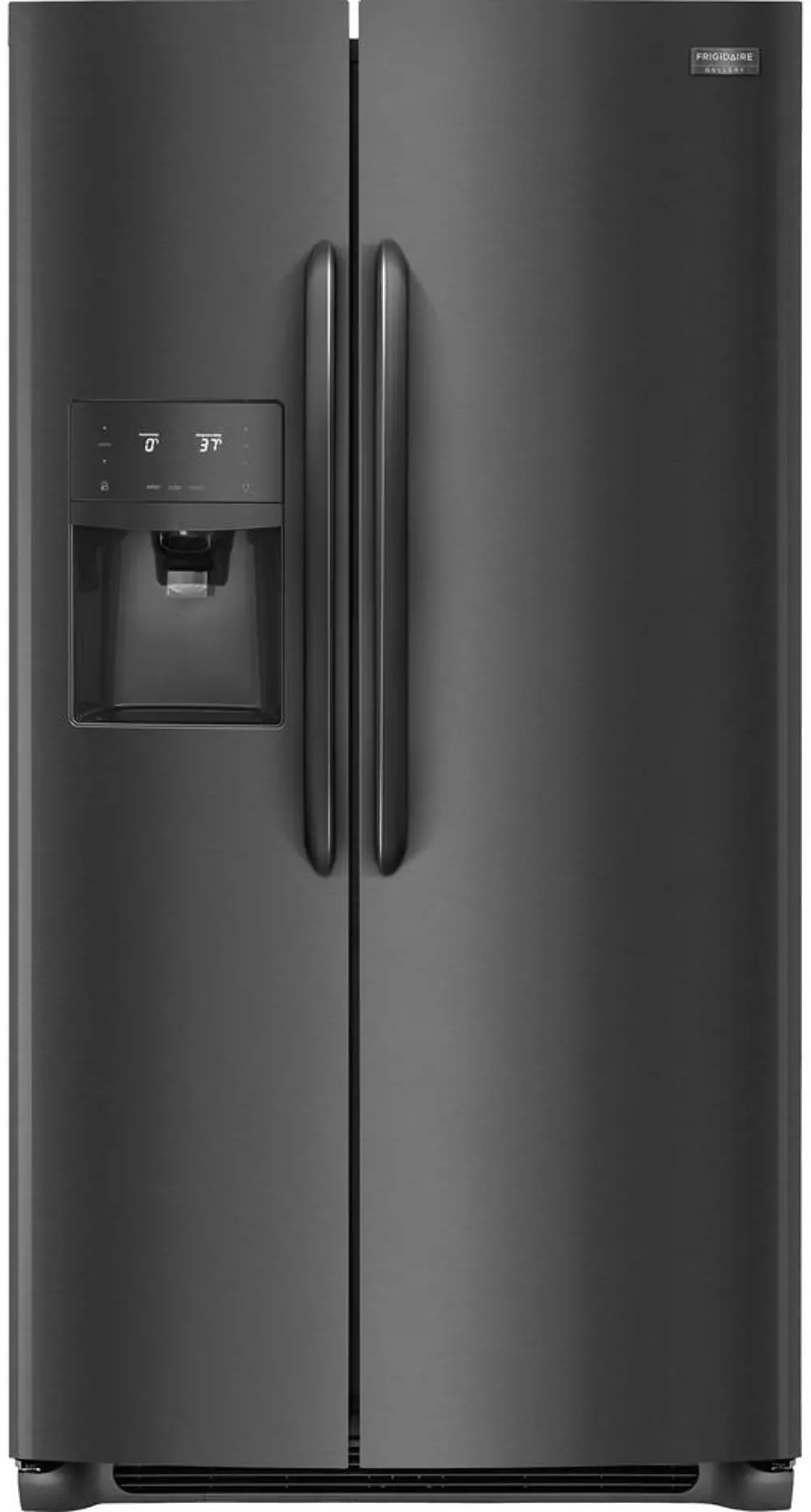 FGSS2635TD Frigidaire Gallery 25.5 cu. ft. Side by Side Refrigerator - 36 Inch Black Stainless Steel-1