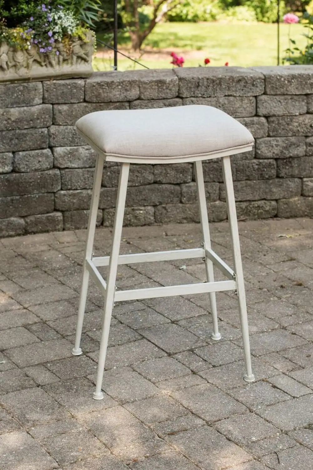 Indoor-Outdoor Backless Counter Height Stool - Flynn-1