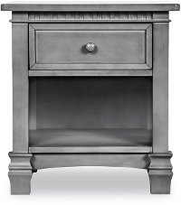 Stormy Gray 1 Drawer Nightstand Santa Fe Rc Willey Furniture Store