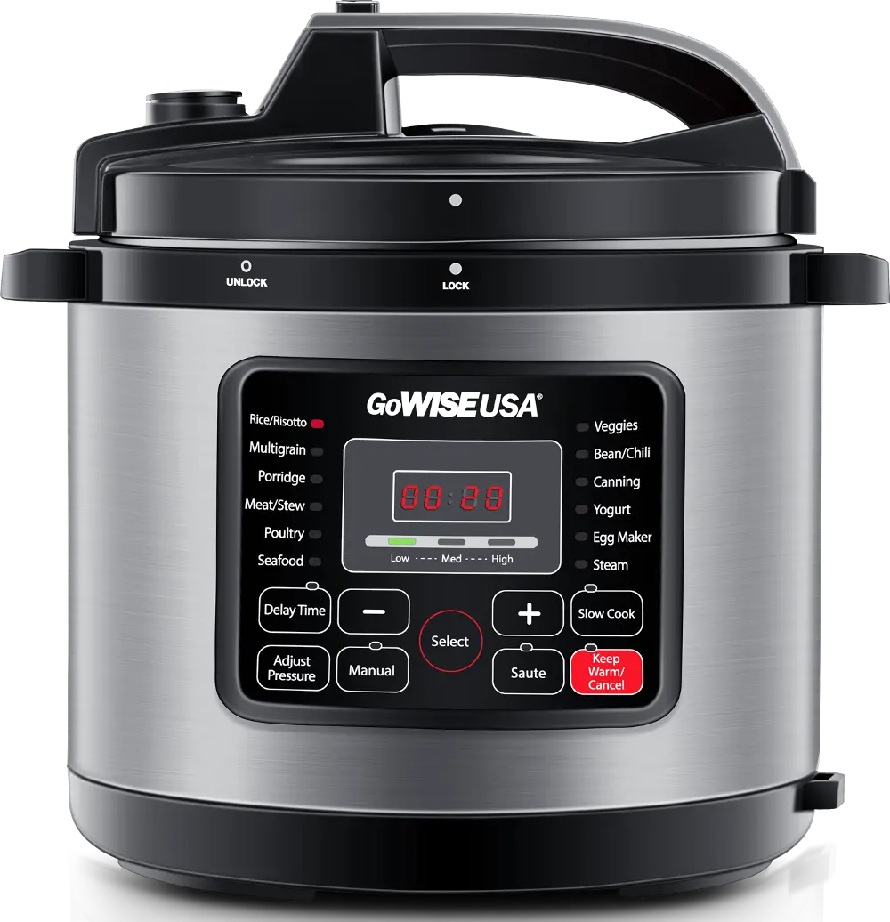 GoWISE Programmable 6-Quart Pressure Cooker-1