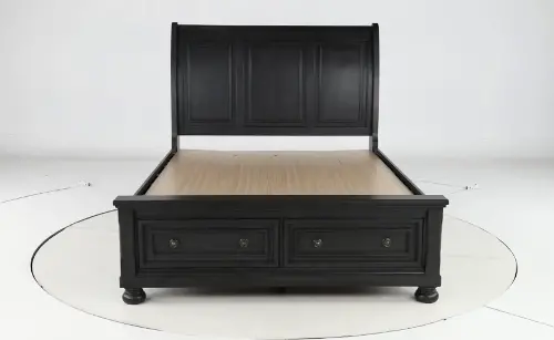 Stella Gray King Storage Bed | RC Willey