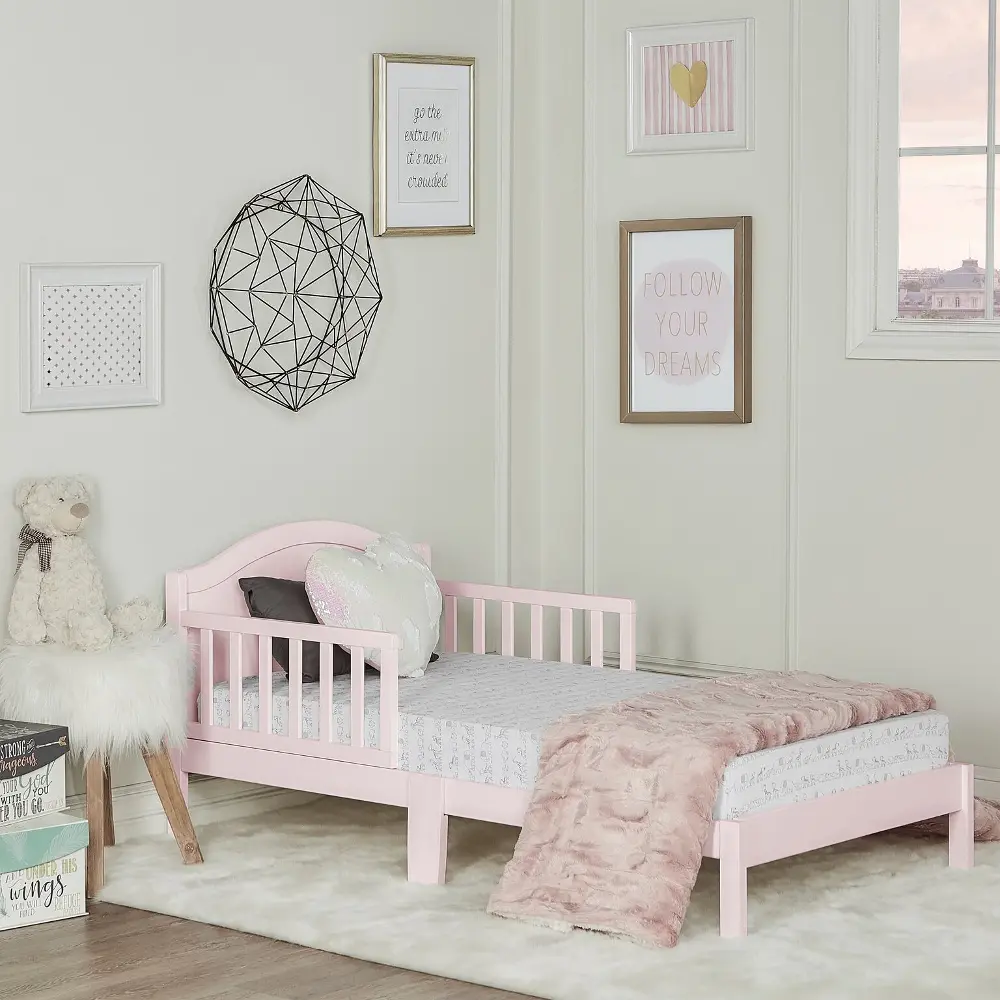 Blush Pink Toddler Bed - Sydney-1