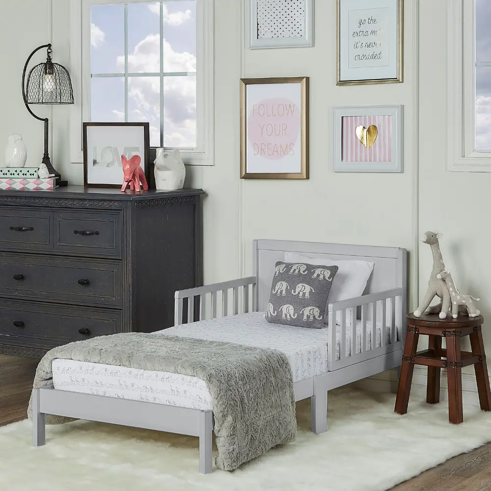 Pebble Gray Toddler Bed - Brookside-1