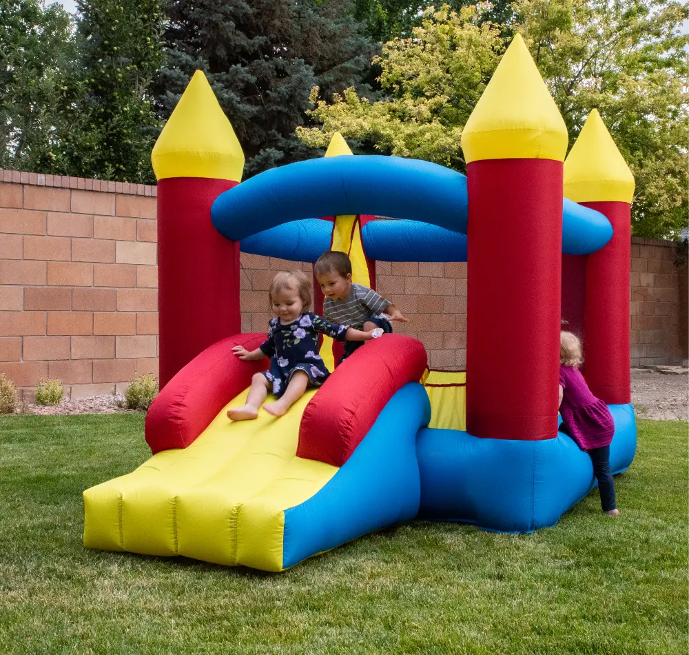 Inflatable Bounce House Castle with Slide-1