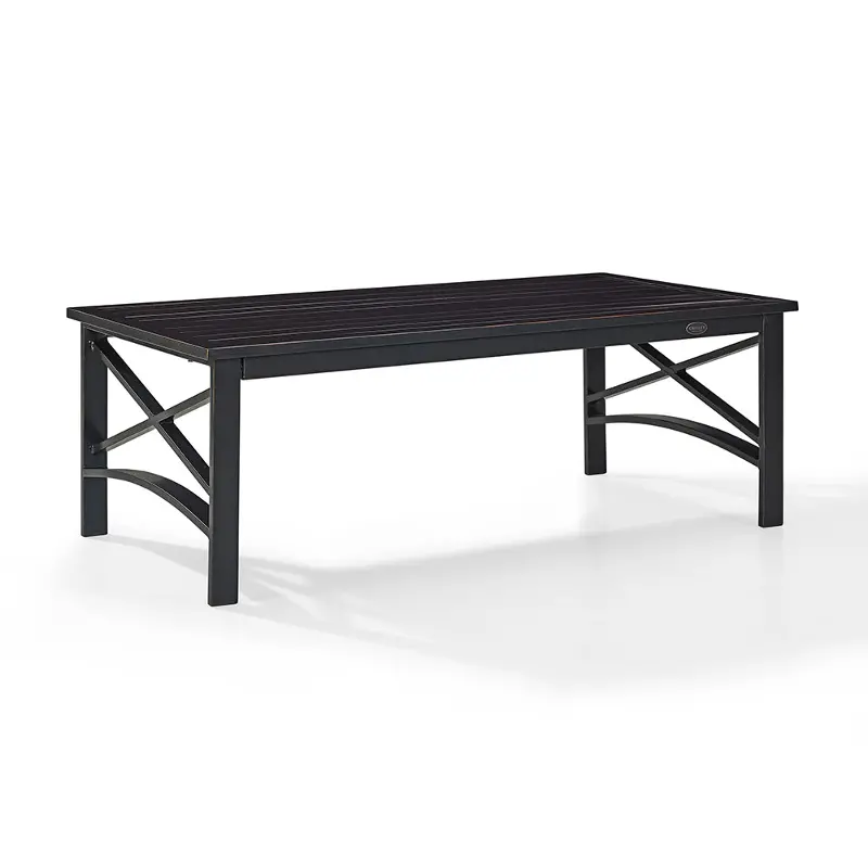 Kaplan Black Patio Coffee Table