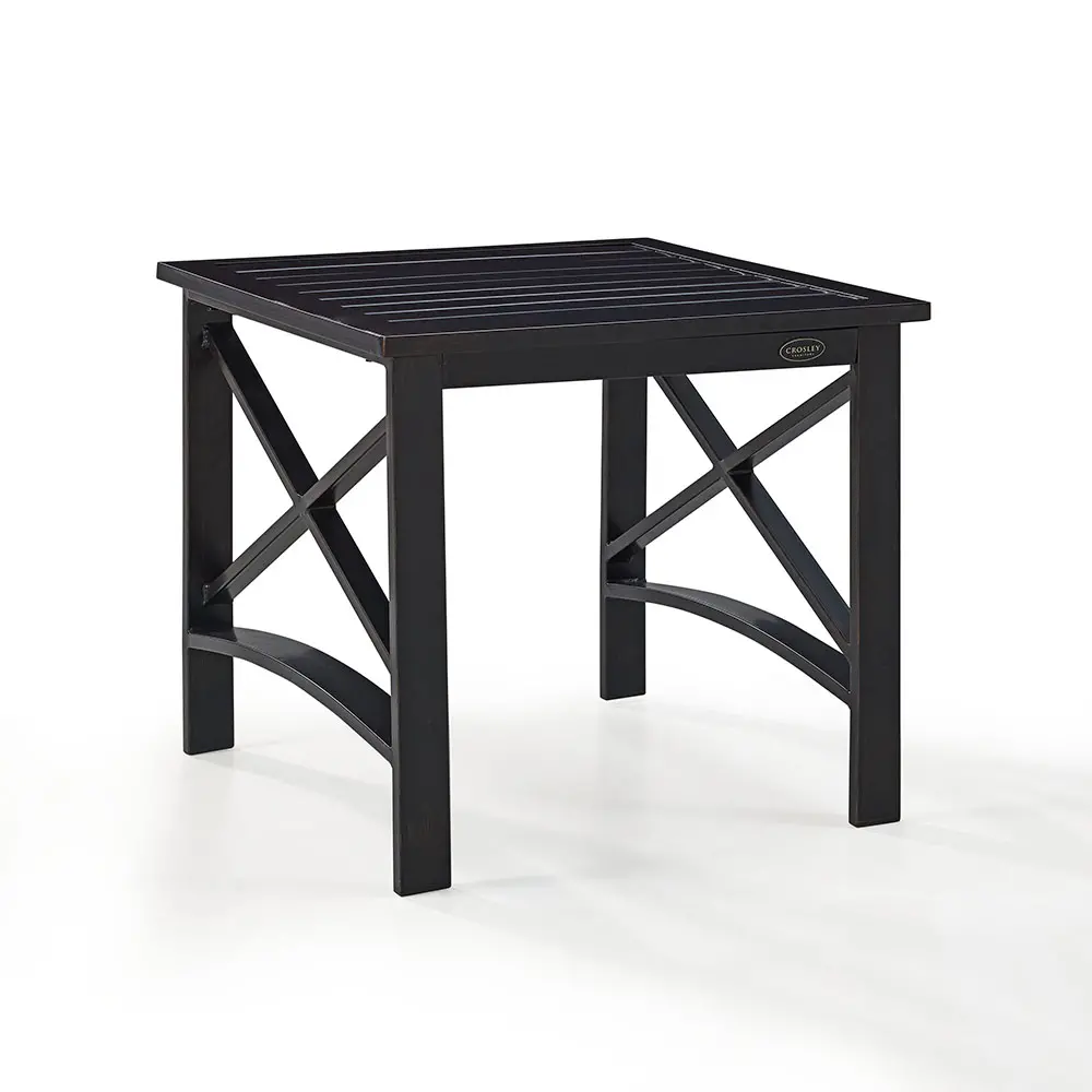 CO6208-BZ Kaplan Black Patio Side Table-1