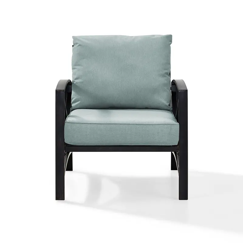 Kaplan Blue Patio Armchair