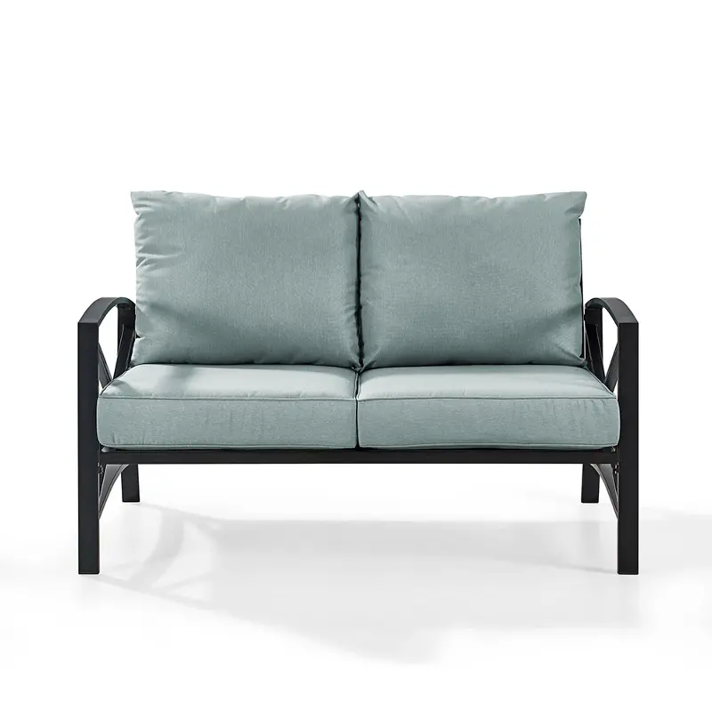 Kaplan Blue Patio Loveseat
