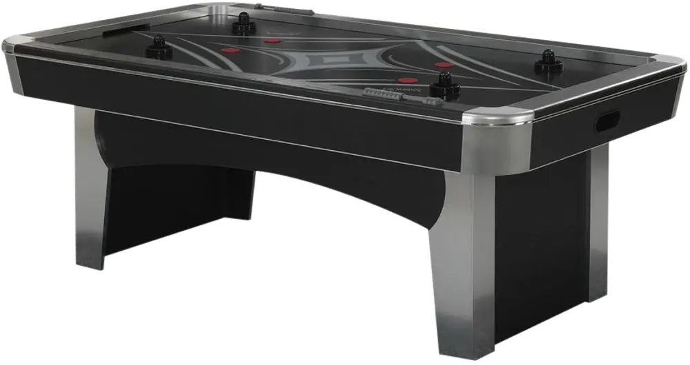 Black and Chrome Air Hockey Table - Phoenix-1