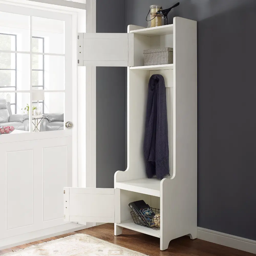 CF6016-WH White Entryway Tower - Fremont-1