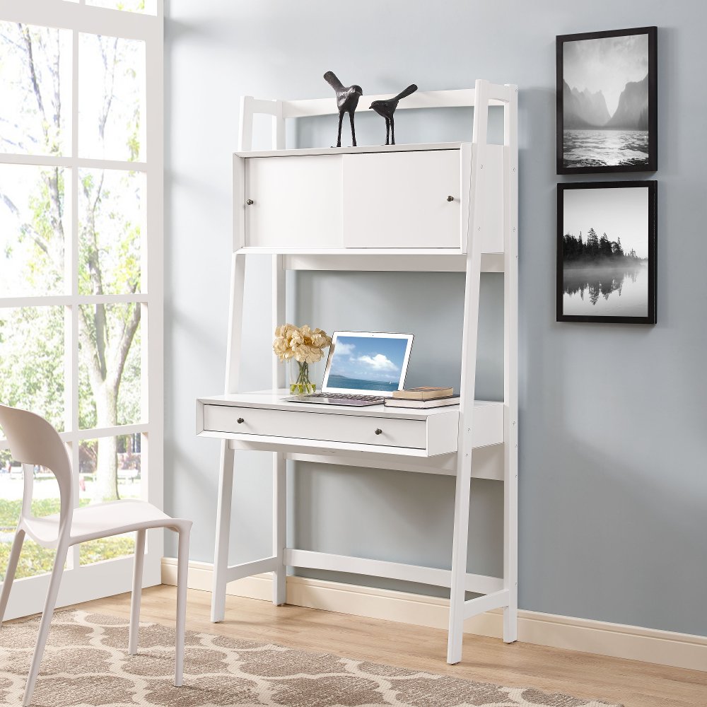Modern White Writing Desk Landon Rc Willey Furniture